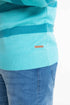 The Sea Green Striped Sweater